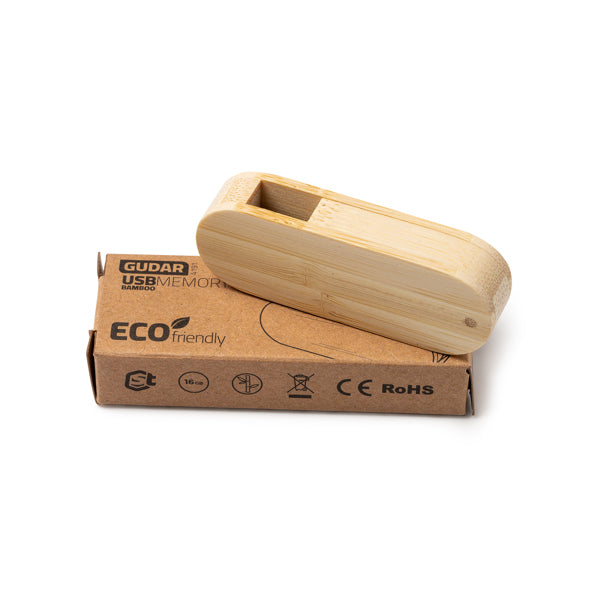 MEMORIAS USB GUDAR US4191 BAMBU detalle LogoLider