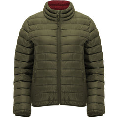 Abrigo Finland Woman RA5095 Mujer Verde Militar personalizable con bordado, serigrafia y DTF | LogoLider