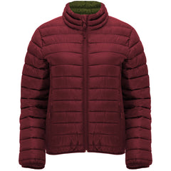 Abrigo Finland Woman RA5095 Mujer Granate personalizable con bordado, serigrafia y DTF | LogoLider