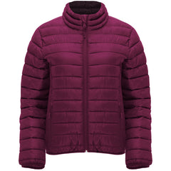 Abrigo Finland Woman RA5095 Mujer Rojo Ciruela personalizable con bordado, serigrafia y DTF | LogoLider