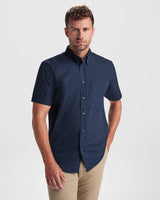 Camisa de popelín de manga corta Aifos