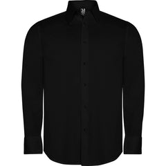 Camisa Moscu CM5506 Hombre Negro personalizable con bordado, serigrafia y DTF | LogoLider