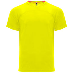 Camiseta Monaco CA6401 Unisex Amarillo Fluor personalizable con bordado, serigrafia y DTF | LogoLider
