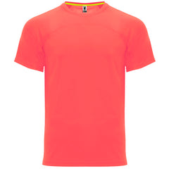 Camiseta Monaco CA6401 Unisex Coral Fluor personalizable con bordado, serigrafia y DTF | LogoLider