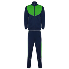 Chandal Evans CH6402 Hombre Marino/Verde Helecho personalizable con bordado, serigrafia y DTF | LogoLider