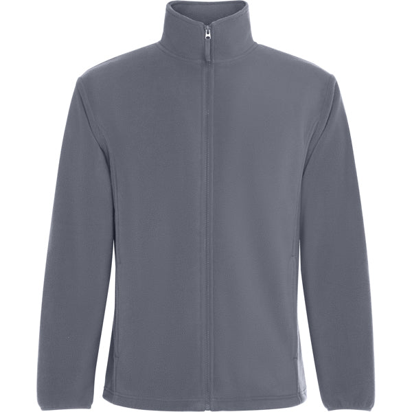 Chaqueta polar con cremallera completa New Artic personalizada en color plomo