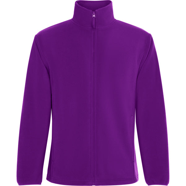 Chaqueta polar con cremallera completa New Artic personalizada en color purpura