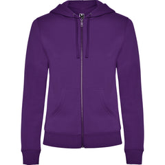 Chaqueta Veleta CQ6425 Mujer Purpura personalizable con bordado, serigrafia y DTF | LogoLider