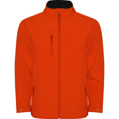 Softshell Nebraska SS6436 Hombre Naranja Fuego personalizable con bordado, serigrafia y DTF | LogoLider