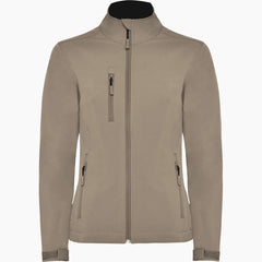 Softshell Nebraska Woman SS6437 Mujer Arena Oscuro personalizable con bordado, serigrafia y DTF | LogoLider