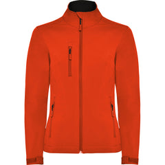 Softshell Nebraska Woman SS6437 Mujer Naranja Fuego personalizable con bordado, serigrafia y DTF | LogoLider