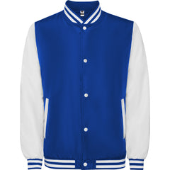Chaqueta California CQ6440 Unisex Royal/Blanco personalizable con bordado, serigrafia y DTF | LogoLider