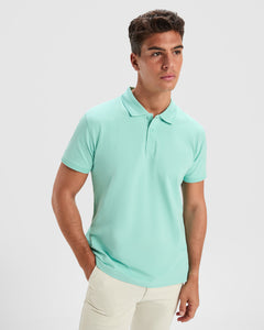 Polo Wos PO6441 Unisex Blanco personalizable con bordado, serigrafia y DTF | LogoLider