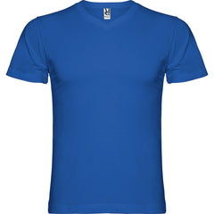 Camiseta Samoyedo CA6503 Hombre Royal personalizable con bordado, serigrafia y DTF | LogoLider