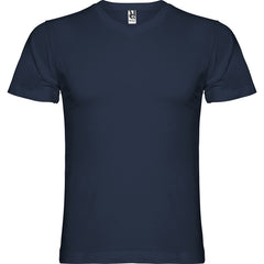 Camiseta Samoyedo CA6503 Hombre Marino personalizable con bordado, serigrafia y DTF | LogoLider