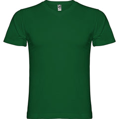 Camiseta Samoyedo CA6503 Hombre Verde Botella personalizable con bordado, serigrafia y DTF | LogoLider