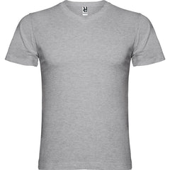 Camiseta Samoyedo CA6503 Hombre Gris Vigore personalizable con bordado, serigrafia y DTF | LogoLider