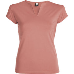 Camiseta Belice CA6532 Mujer Naranja Clay personalizable con bordado, serigrafia y DTF | LogoLider