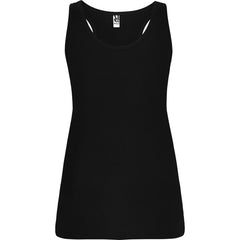 Camiseta Brenda CA6535 Mujer Negro personalizable con bordado, serigrafia y DTF | LogoLider