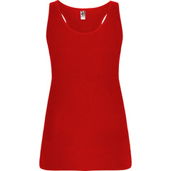 Camiseta Brenda CA6535 Mujer Rojo personalizable con bordado, serigrafia y DTF | LogoLider