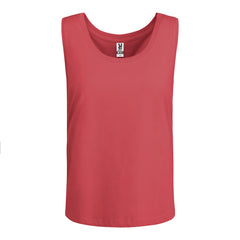 Camiseta Nara CA6536 Mujer Rojo Crisantemo personalizable con bordado, serigrafia y DTF | LogoLider