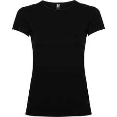 Camiseta Bali CA6597 Mujer Negro personalizable con bordado, serigrafia y DTF | LogoLider