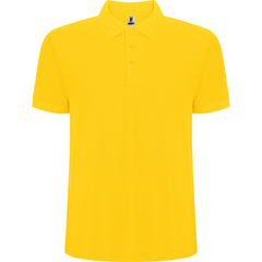 Polo Pegaso Premium PO6609 Hombre Amarillo personalizable con bordado, serigrafia y DTF | LogoLider