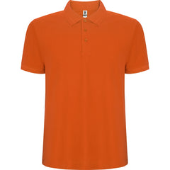 Polo Pegaso Premium PO6609 Hombre Naranja personalizable con bordado, serigrafia y DTF | LogoLider