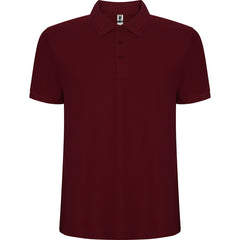 Polo Pegaso Premium PO6609 Hombre Granate personalizable con bordado, serigrafia y DTF | LogoLider