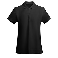 Polo Prince Woman PO6618 Mujer Negro personalizable con bordado, serigrafia y DTF | LogoLider