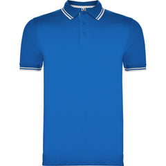 Polo Montreal PO6629 Hombre Royal/Blanco personalizable con bordado, serigrafia y DTF | LogoLider