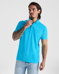 Polo Austral PO6632 Hombre Blanco personalizable con bordado, serigrafia y DTF | LogoLider