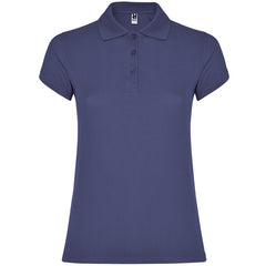 Polo Star Woman PO6634 Mujer (Azul Denim / Chocolate / Verde Menta) Mujer Azul Denim personalizable con bordado, serigrafia y DTF | LogoLider
