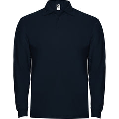 Polo Estrella L/S PO6635 Hombre Marino personalizable con bordado, serigrafia y DTF | LogoLider