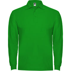 Polo Estrella L/S PO6635 Hombre (Verde Grass) Hombre Verde Grass personalizable con bordado, serigrafia y DTF | LogoLider