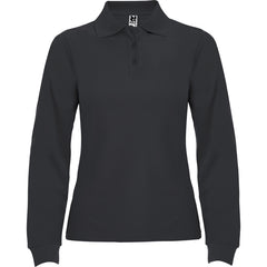 Polo Estrella Woman L/S PO6636 Mujer Plomo Oscuro personalizable con bordado, serigrafia y DTF | LogoLider