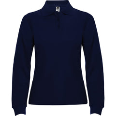 Polo Estrella Woman L/S PO6636 Mujer Marino personalizable con bordado, serigrafia y DTF | LogoLider