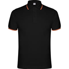 Polo Nation PO6640 Hombre Negro personalizable con bordado, serigrafia y DTF | LogoLider