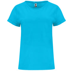 Camiseta Cies CA6643 Mujer Turquesa personalizable con bordado, serigrafia y DTF | LogoLider