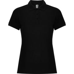 Polo Pegaso Woman Premium PO6644 Mujer Negro personalizable con bordado, serigrafia y DTF | LogoLider
