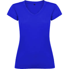 Camiseta Victoria CA6646 Mujer Royal personalizable con bordado, serigrafia y DTF | LogoLider