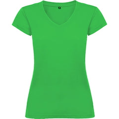Camiseta Victoria CA6646 Mujer Verde Tropical personalizable con bordado, serigrafia y DTF | LogoLider