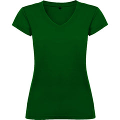 Camiseta Victoria CA6646 Mujer Verde Botella personalizable con bordado, serigrafia y DTF | LogoLider
