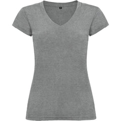 Camiseta Victoria CA6646 Mujer Gris Vigore personalizable con bordado, serigrafia y DTF | LogoLider