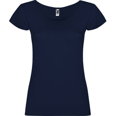 Camiseta Guadalupe CA6647 Mujer Marino personalizable con bordado, serigrafia y DTF | LogoLider