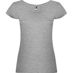 Camiseta Guadalupe CA6647 Mujer Gris Vigore personalizable con bordado, serigrafia y DTF | LogoLider
