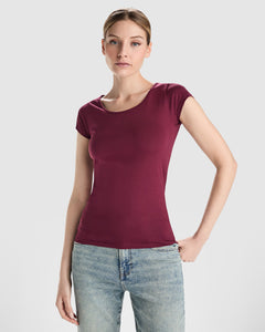 Camiseta Guadalupe CA6647 Mujer Blanco personalizable con bordado, serigrafia y DTF | LogoLider