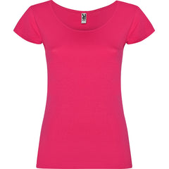 Camiseta Guadalupe CA6647 Mujer Roseton personalizable con bordado, serigrafia y DTF | LogoLider