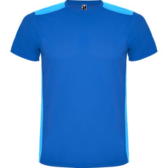 Camiseta Detroit CA6652 Hombre Royal/Royal Claro personalizable con bordado, serigrafia y DTF | LogoLider