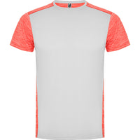 White/Fluorescent Coral Melange